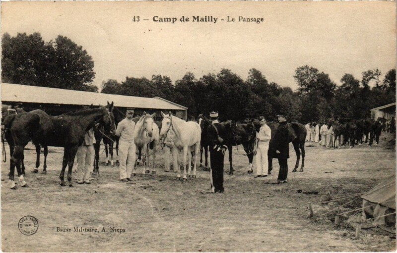 Carte postale ancienne Camp-de-Mailly - Le Pansage