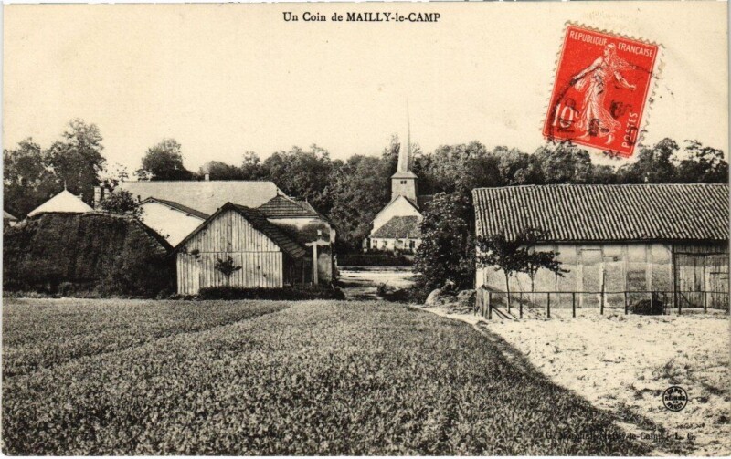 Carte postale ancienne Camp-de-Mailly - Un coin