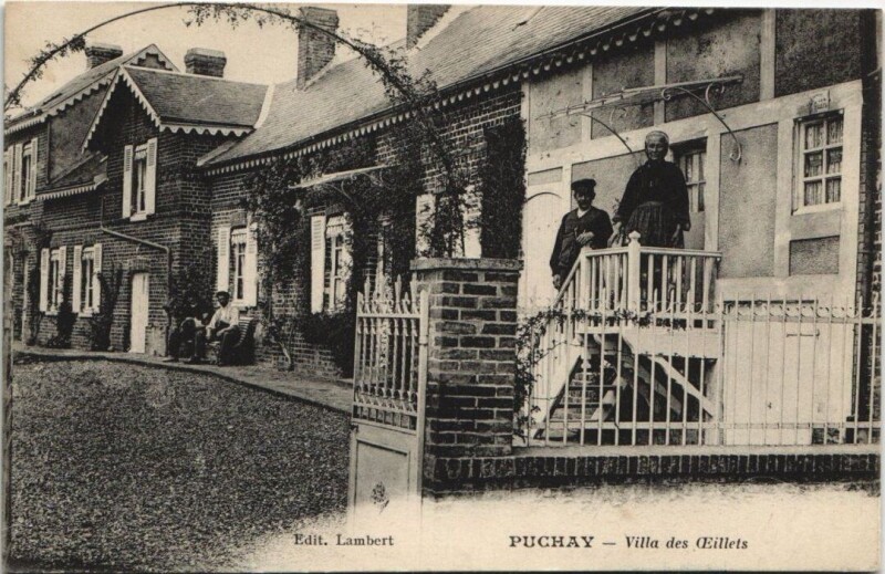 Carte postale ancienne Puchay-Villa des Eillets à Puchay