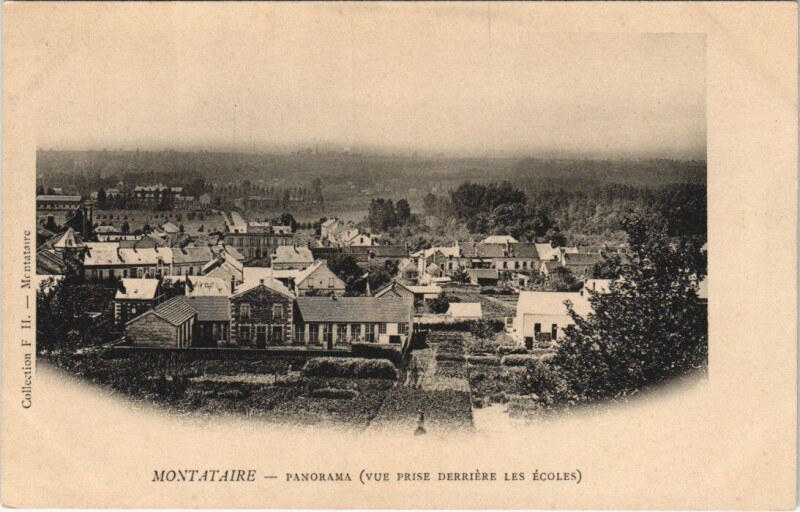Carte postale ancienne Montataire - Panorama à Montataire