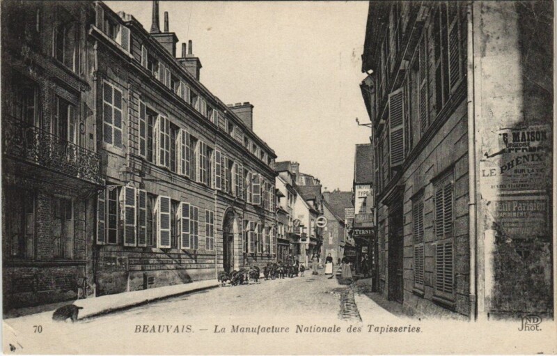 Carte postale ancienne Beauvais - La Manufacture Nationale des Tapisseries à Beauvais