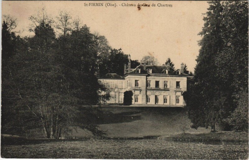 Carte postale ancienne Saint-Firmi - Chateau Du Duc de Chartes
