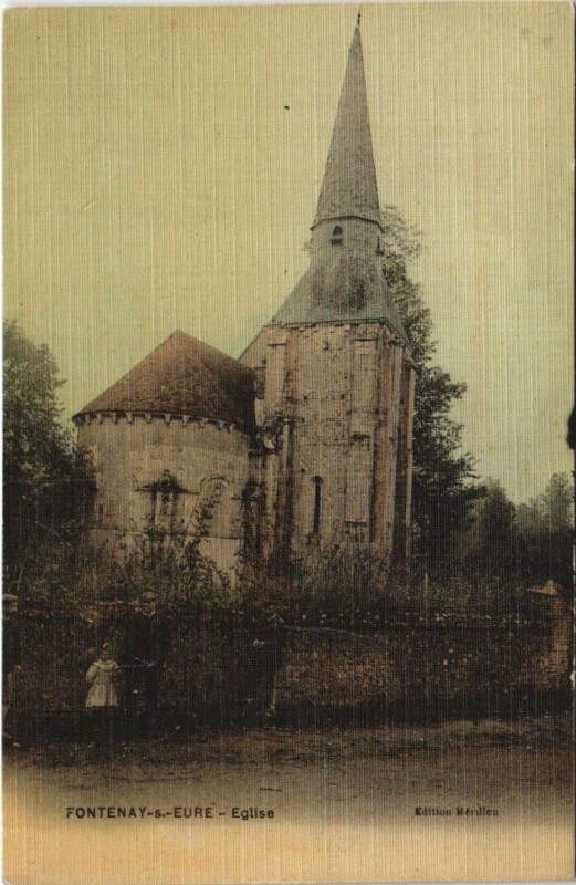 Carte postale ancienne Fontenay-s-Eure-Eglise