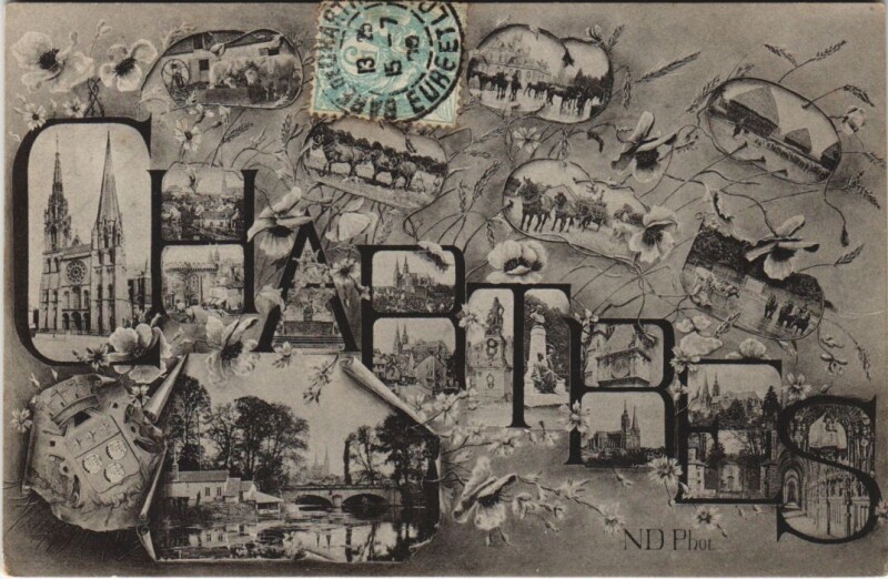 Carte postale ancienne Chartres à Chartres