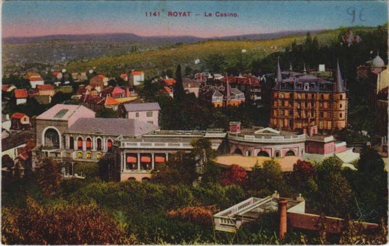 Carte postale ancienne Royat - Le Casino