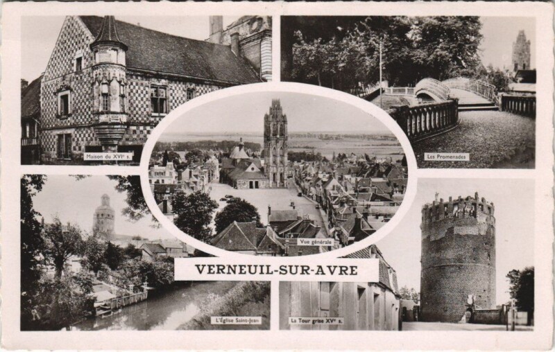 Carte postale ancienne Verneuil-sur-Avre