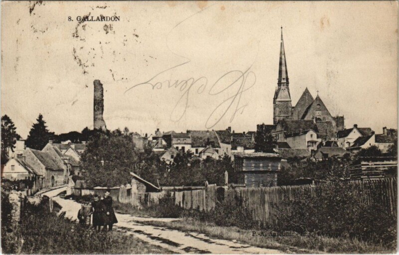 Carte postale ancienne Gallardon à Gallardon