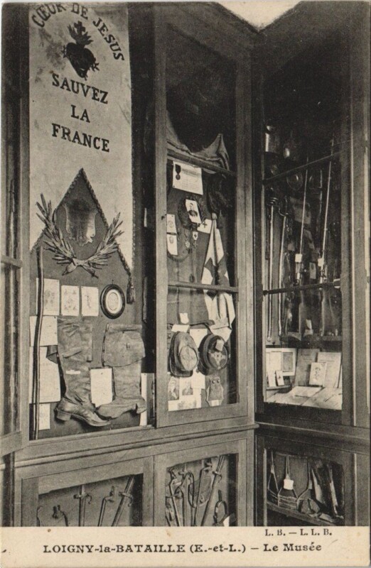 Carte postale ancienne Loigny-la-Bataille - Le Musee à Loigny-la-Bataille