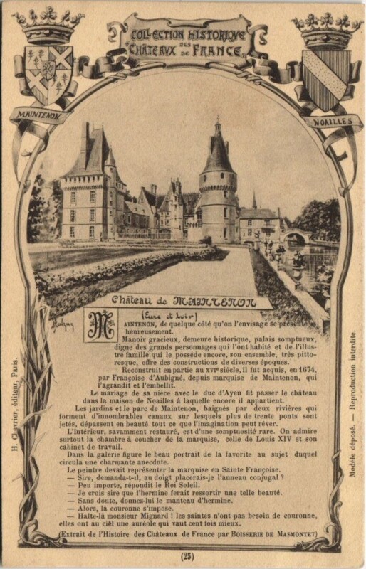 Carte postale ancienne Chateau de Maintenon à Maintenon