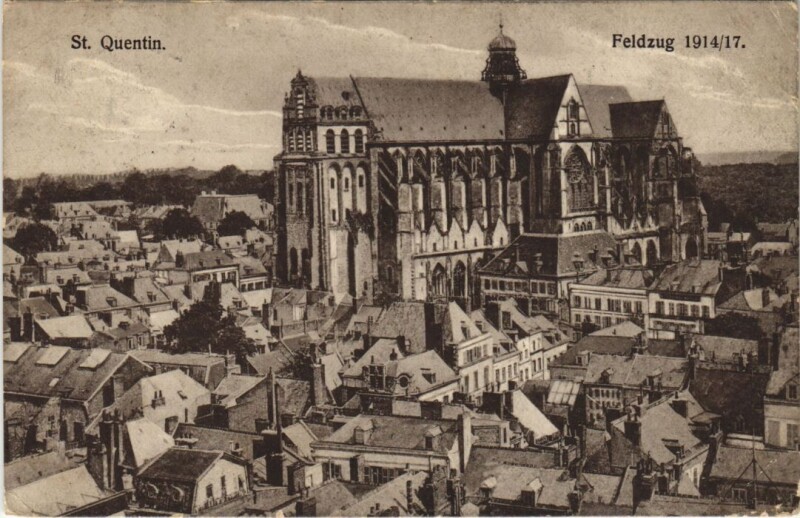 Carte postale ancienne Saint Quentin- France à Saint-Quentin