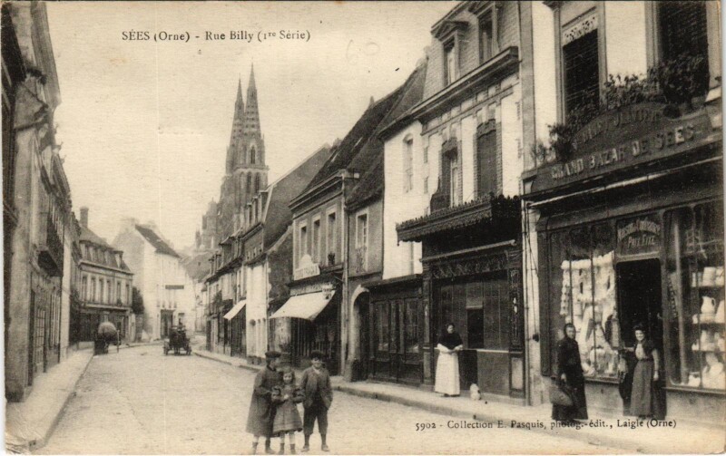 Carte postale ancienne Sees-Rue Billy