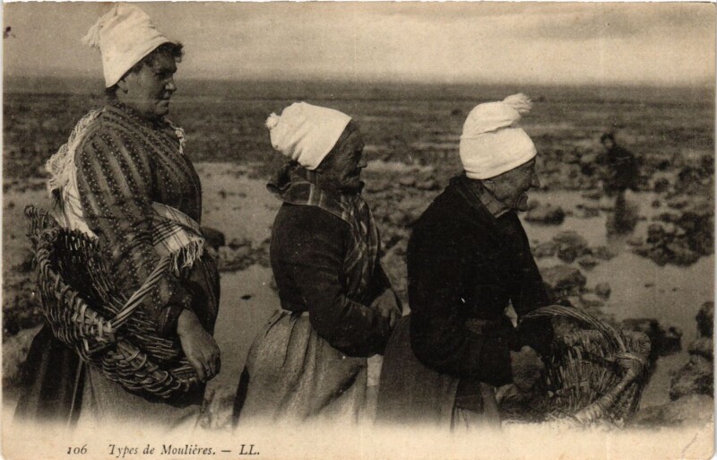 Carte postale ancienne Types de Moulieres
