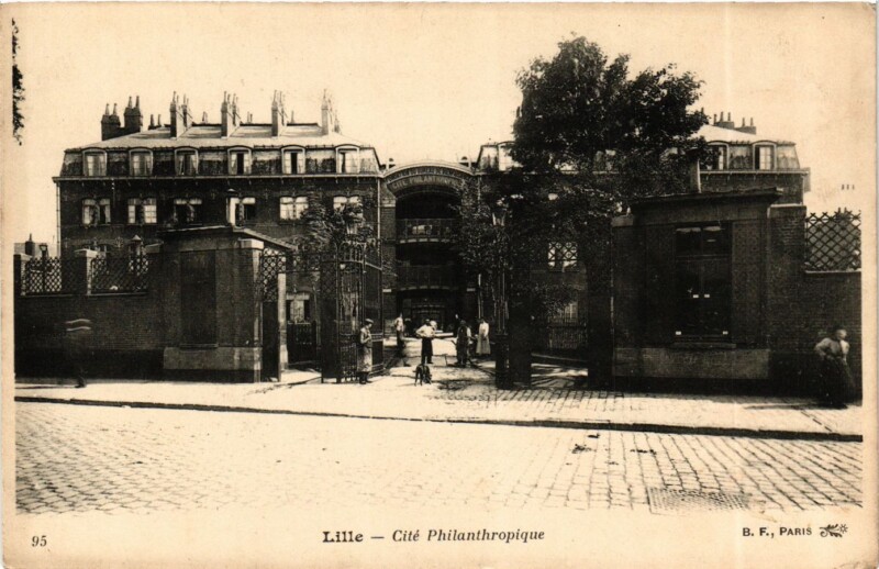 Carte postale ancienne Nord Lille Cite Philanthropique à Lille