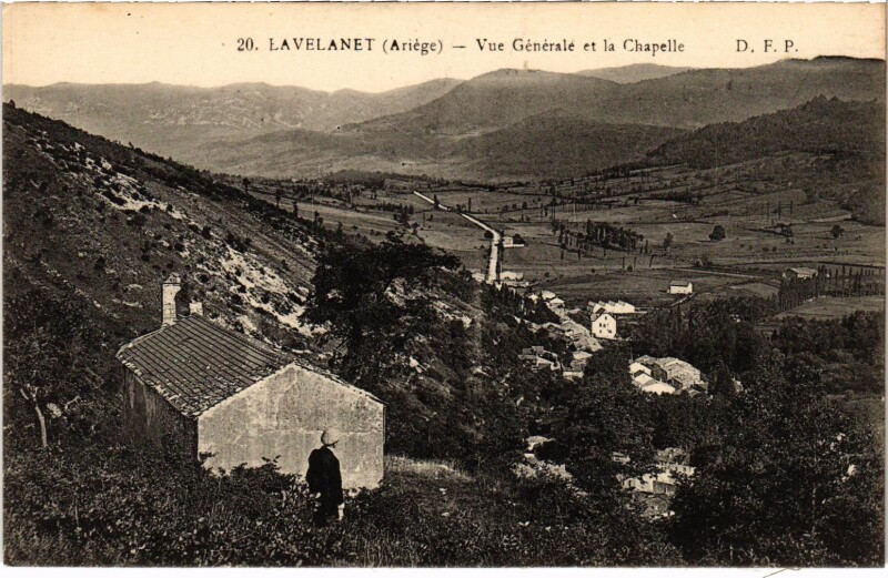 Carte postale ancienne Lavelanet Vue générale Ariege à Lavelanet