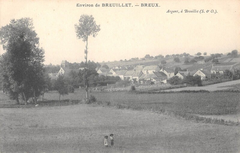 Carte postale ancienne Environs De Breuillet Breux à Breuillet