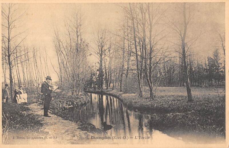 Carte postale ancienne Champlan L'Yvette à Champlan
