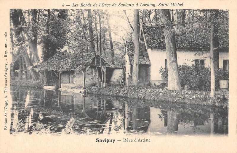 Carte postale ancienne Savigny Reve D'Artiste