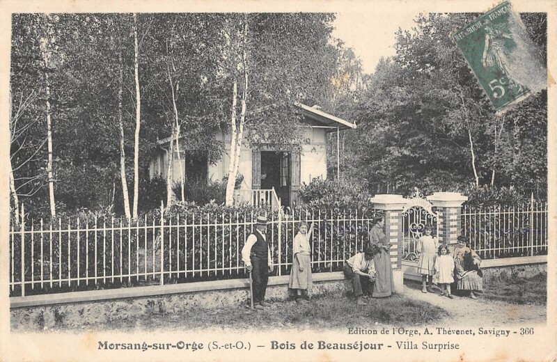 Carte postale ancienne Morsang Sur Orge Bois De Beausejour Villa Surprise à Morsang-sur-Orge
