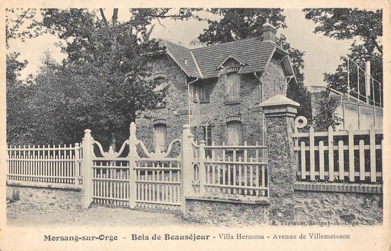 Carte postale ancienne Morsang Sur Orge Bois De Beausejour Villa Hermosa à Morsang-sur-Orge