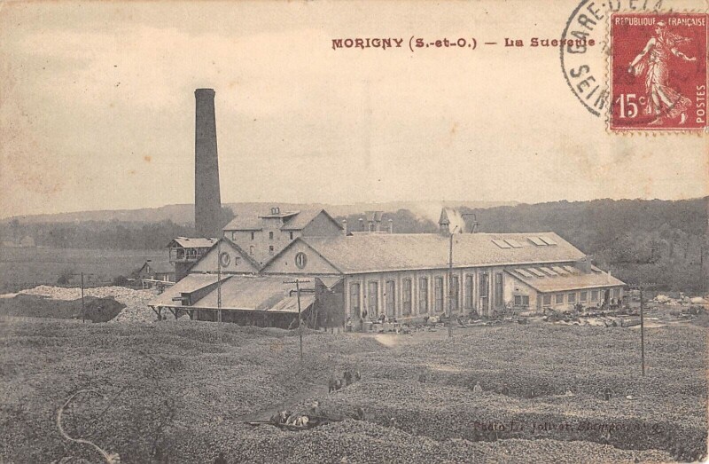 Carte postale ancienne Morigny La Sucrerie