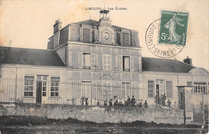 Carte postale ancienne Limours Les Ecoles à Limours