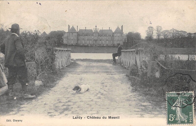 Carte postale ancienne Lardy Chateau Du Mesnil à Lardy