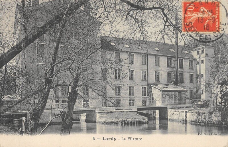 Carte postale ancienne Lardy La Filature à Lardy
