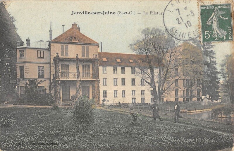 Carte postale ancienne Janville Sur Juine La Filature à Janville-sur-Juine