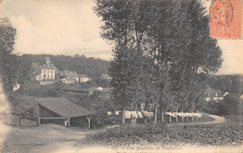 Carte postale ancienne Vue Generale De Vauhallan à Vauhallan