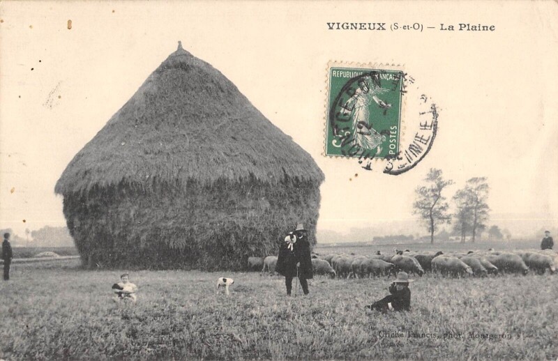 Carte postale ancienne Vigneux La Plaine