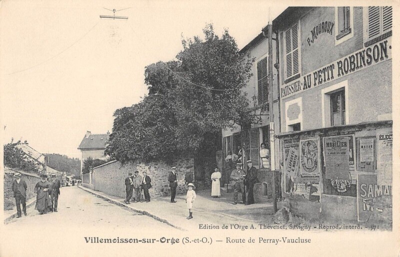 Carte postale ancienne Villemoisson Sur Orge Route De Perray Vaucluse à Villemoisson-sur-Orge