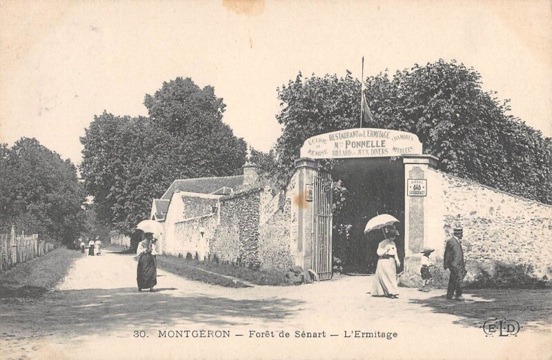Carte postale ancienne Montgeron Foret De Senart L'Ermitage à Montgeron