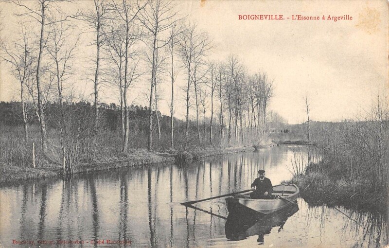 Carte postale ancienne Boigneville L'Essonne A Argeville à Boigneville