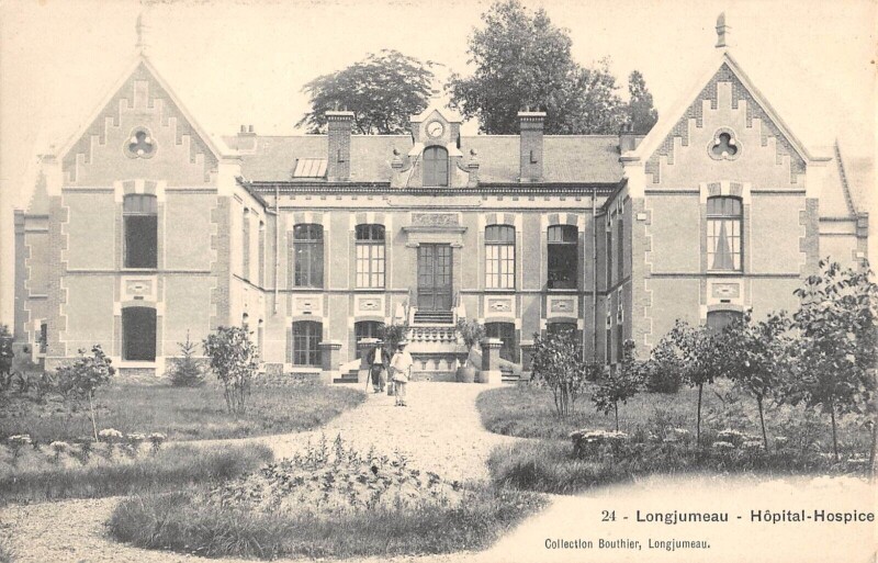 Carte postale ancienne Longjumeau Hopital Hospice à Longjumeau