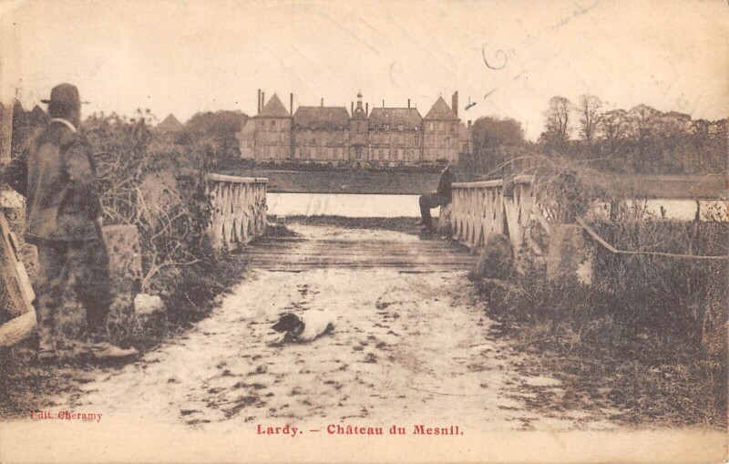 Carte postale ancienne Lardy Chateau Du Mesnil à Lardy