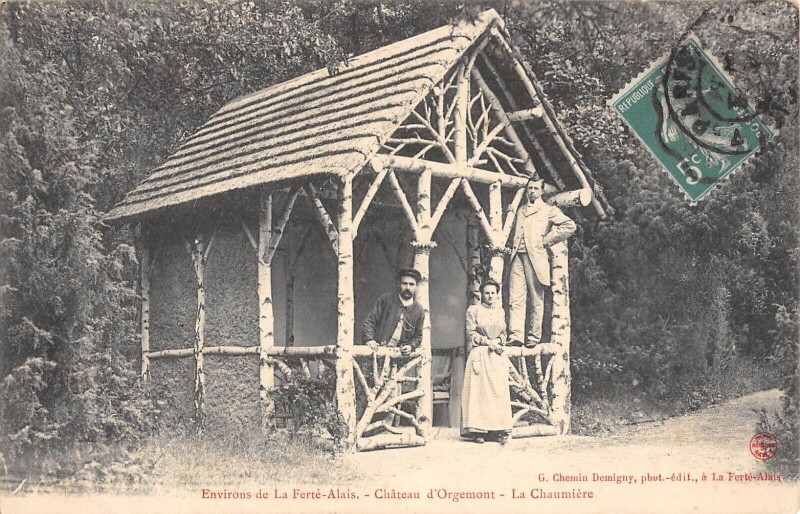Carte postale ancienne Chateau D'Orgemont La Chaumiere