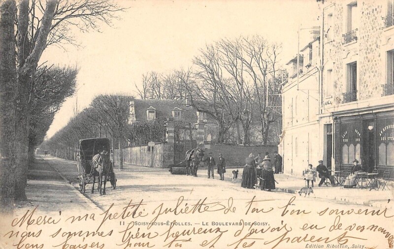 Carte postale ancienne Soisy Sous Etiolles Le Boulevard De Soisy
