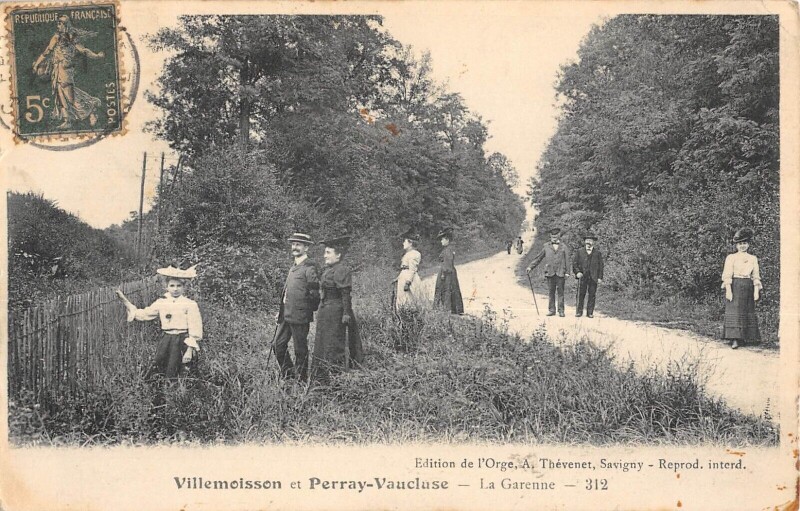 Carte postale ancienne Villemoisson Et Perray Vaucluse La Garenne