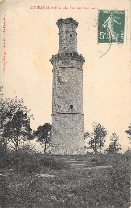 Carte postale ancienne Bouray La Tour De Pocquancy