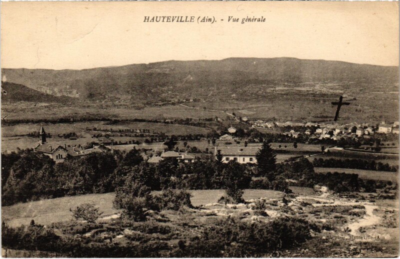 Carte postale ancienne Hauteville - Vue générale