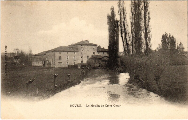 Carte postale ancienne Bourg - Le Moulin de Créve-Coeur