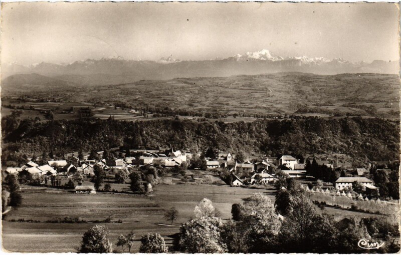 Carte postale ancienne Chanay - Vue générale à Chanay