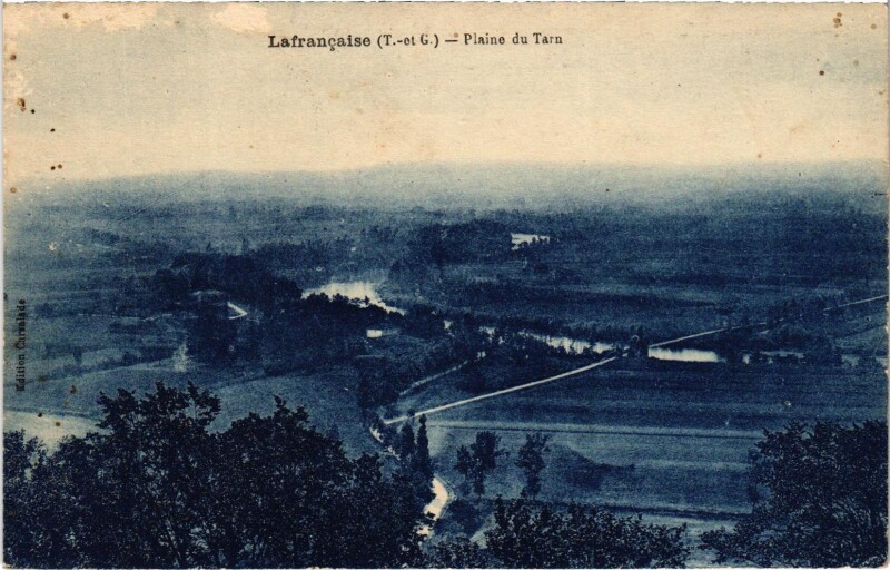 Carte postale ancienne Lafrancaise Plaine