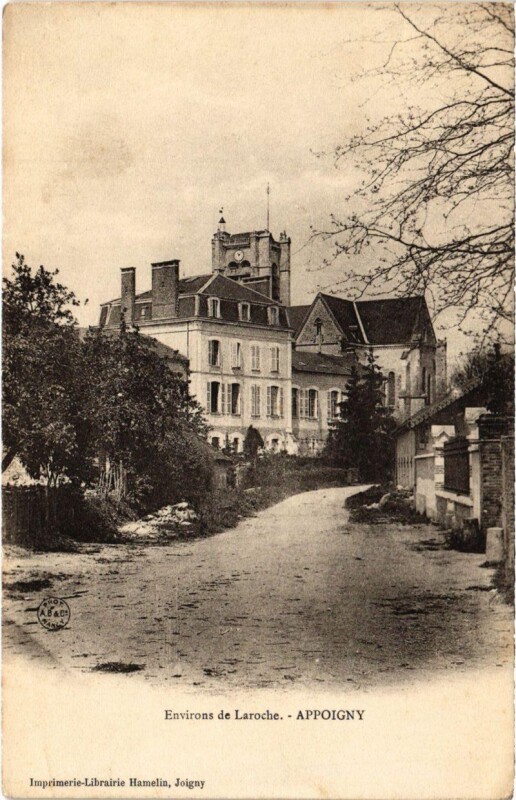 Carte postale ancienne Env. de Laroche - Appoigny à Appoigny