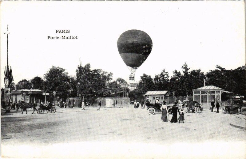 Carte postale ancienne Porte Maillot à Paris 16e