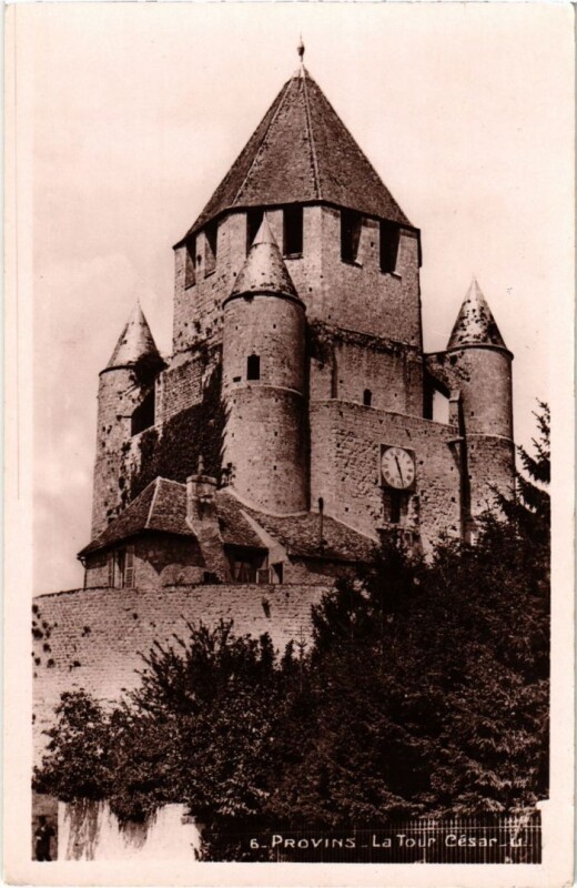 Carte postale ancienne Provins Tour de Cesar à Provins