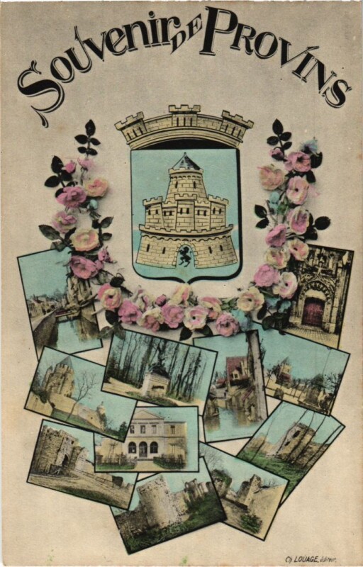 Carte postale ancienne Provins souvenir à Provins