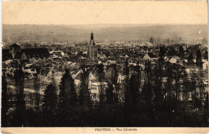 Carte postale ancienne Provins vue generale à Provins
