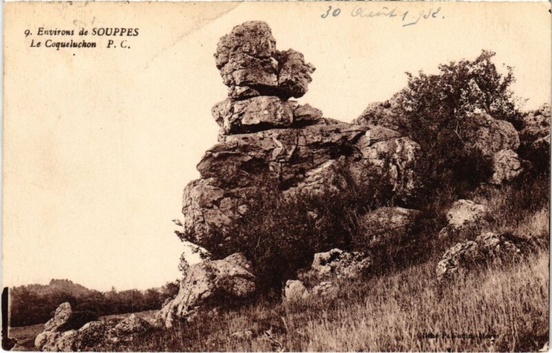Carte postale ancienne Souppes sur Loing Le Coqueluchon à Souppes-sur-Loing