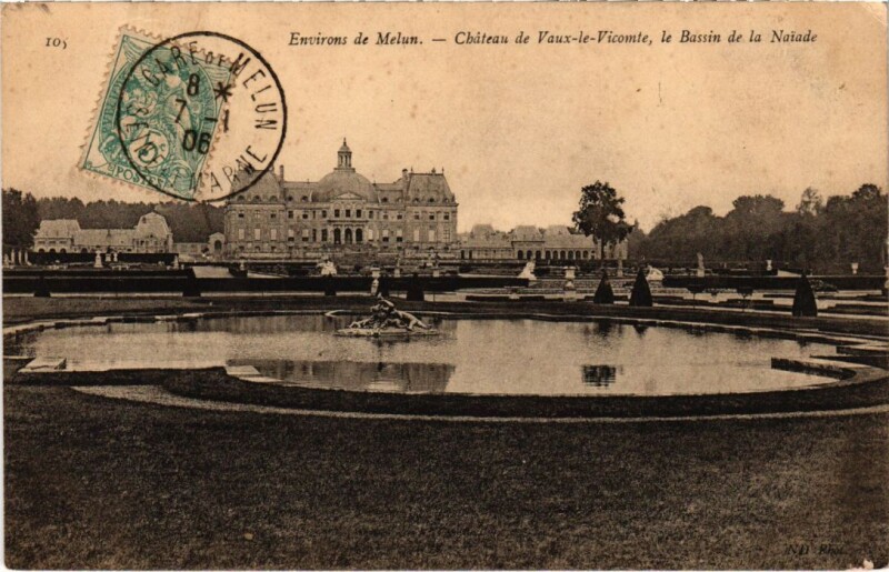 Carte postale ancienne Chateau de Vaux le Vicomte